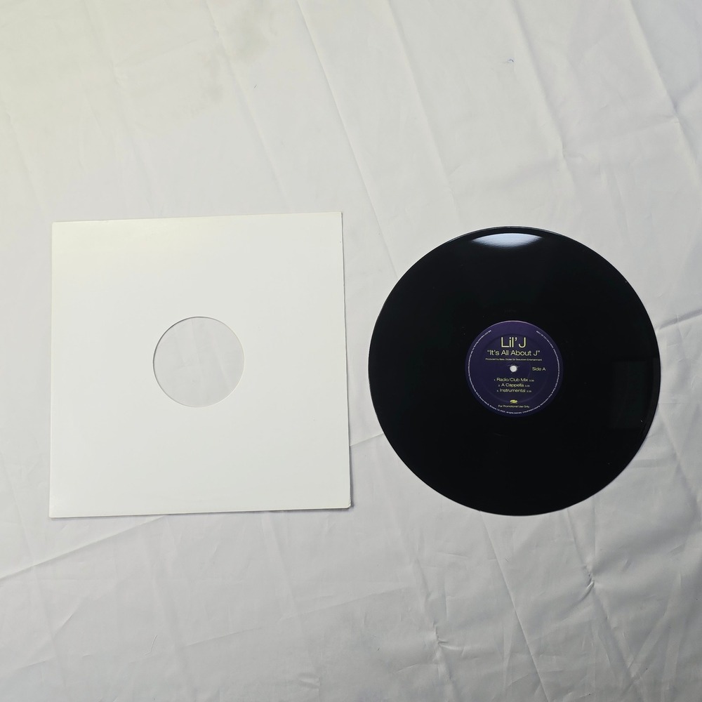 Lil' J It's All About J Raise Your Hands Vinyl 12" Black Promo 2001 R&B single